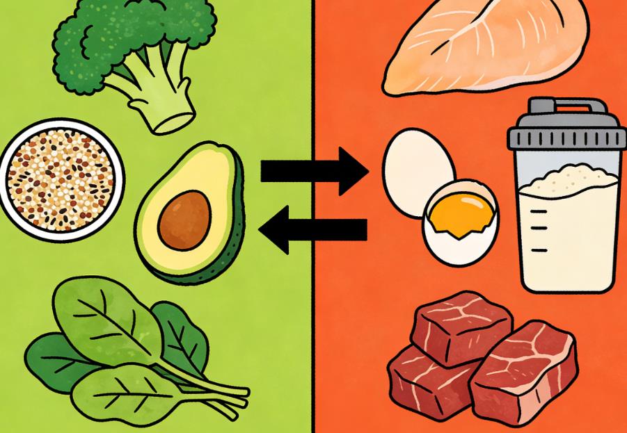 Plant-Based Diet vs. High-Protein Diet: Which Is Better for Health and Fat Loss?